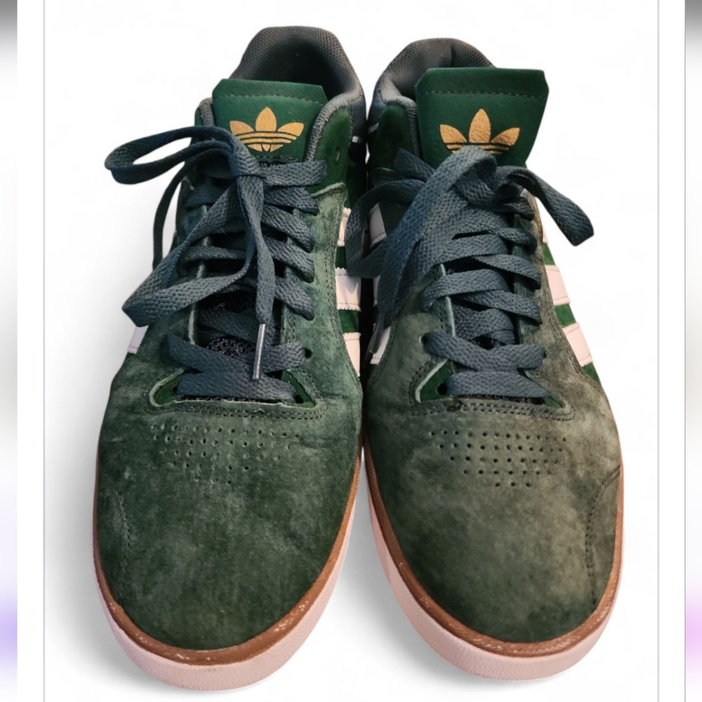 Adidas Skateboarding Tyshawn Jones Signature Shoes Collegiate Green/White/Gum - Picture 4 of 11